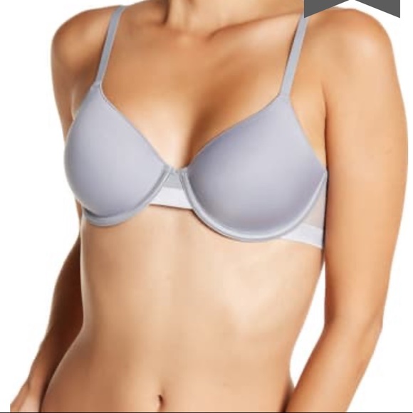 DKNY Grey Lightweight Underwire Bra - Picture 1 of 7